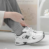New Balance 530 White Black Details - dropsnkrs