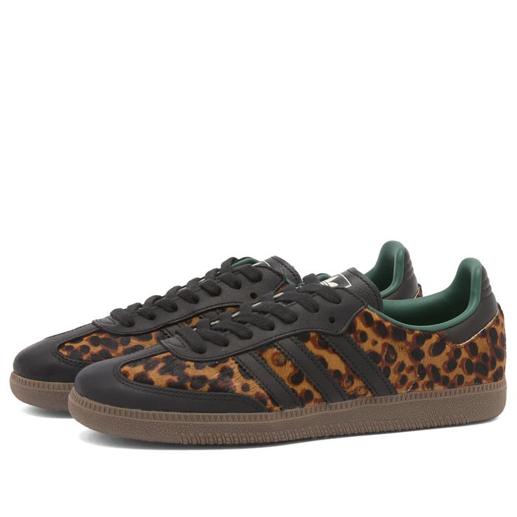 Adidas Samba OG Black Green Leopard dropsnkrs