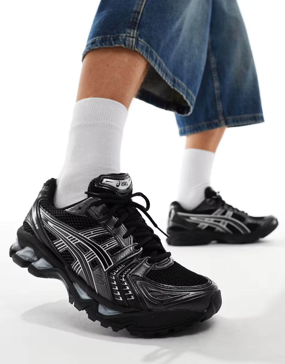 ASICS Gel Kayano 14 Black Pure Silver