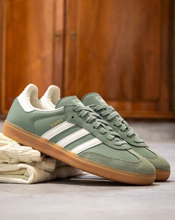 Adidas Samba OG Silver Green