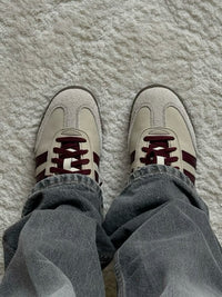 Adidas Samba OG Wonder White Maroon