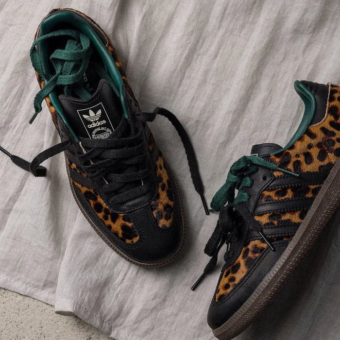 Adidas Samba OG Black Green Leopard dropsnkrs