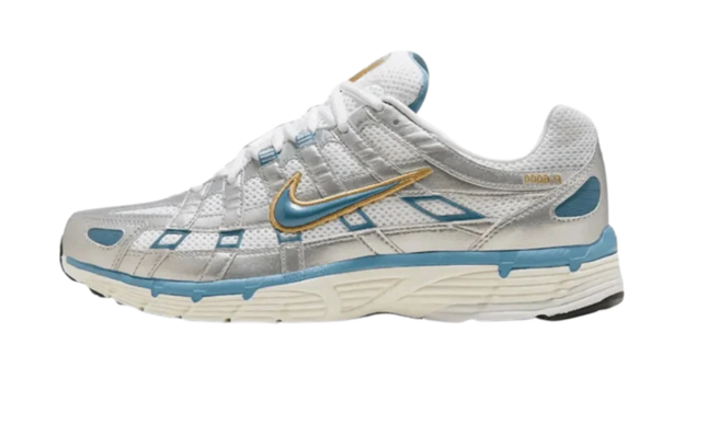 Nike P-6000 Metallic Silver Aegean Storm - dropsnkrs