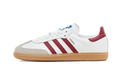 adidas Samba OG White Burgundy Gum dropsnkrs