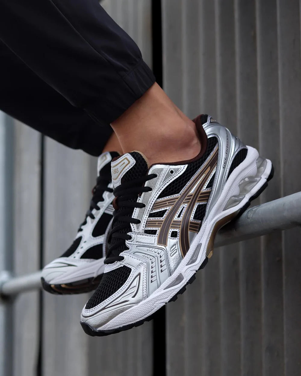 ASICS Gel Kayano 14 Black Coffee Silver