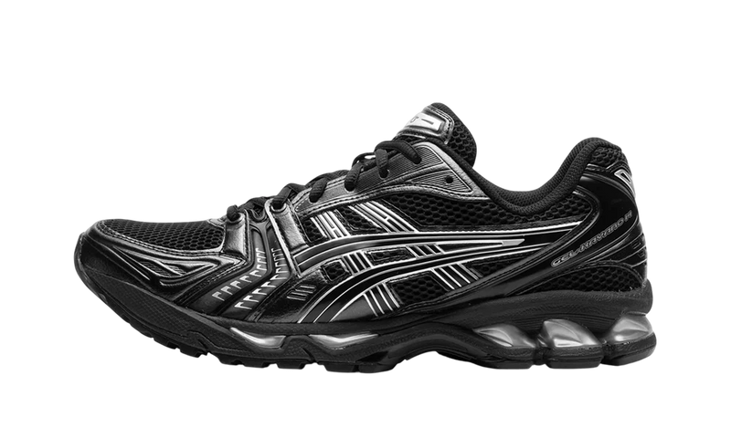 ASICS Gel Kayano 14 Black Pure Silver - dropsnkrs