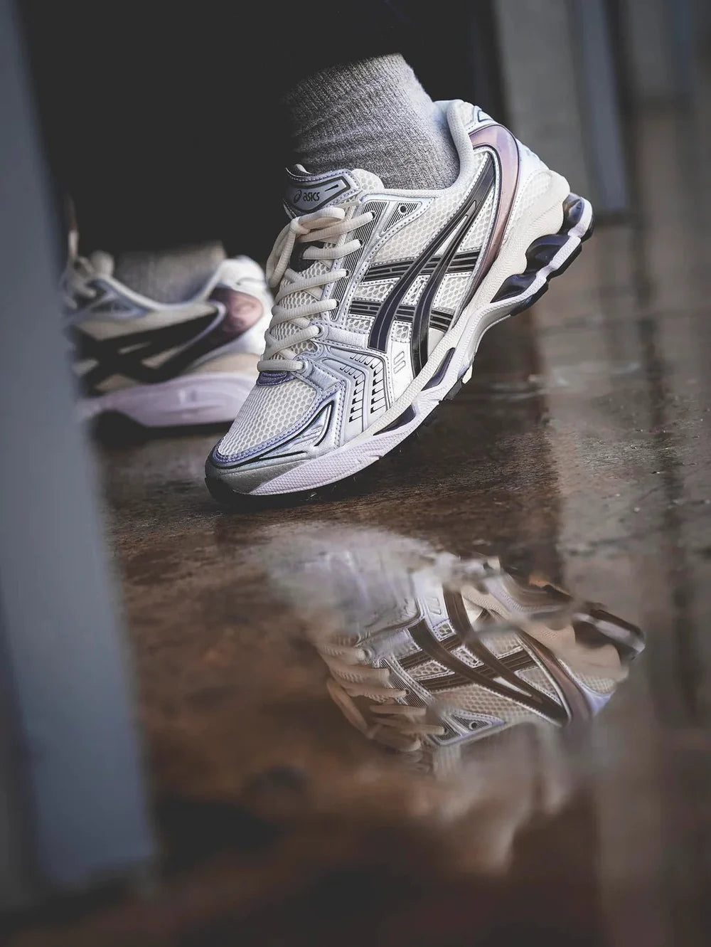 ASICS Gel Kayano 14 Cream Black Metallic Plum