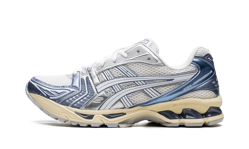 ASICS Gel Kayano 14 Cream Metallic Blue - dropsnkrs