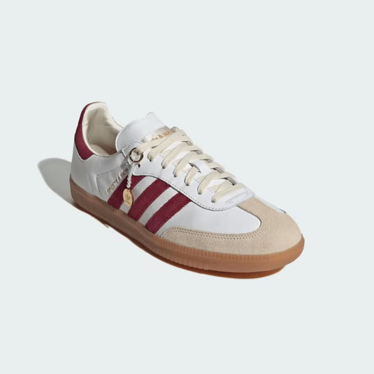 Adidas Samba x Sporty & Rich White Burgundy dropsnkrs