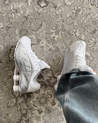 Nike Shox R4 White Metallic Silver