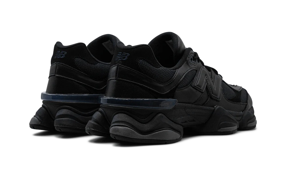 New Balance 9060 Triple Black Leather