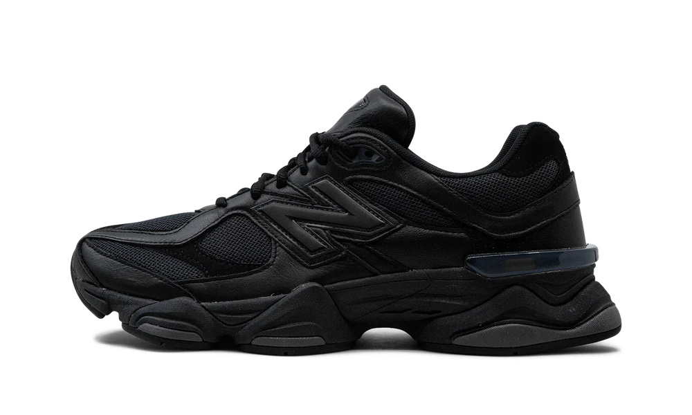 New Balance 9060 Triple Black Leather