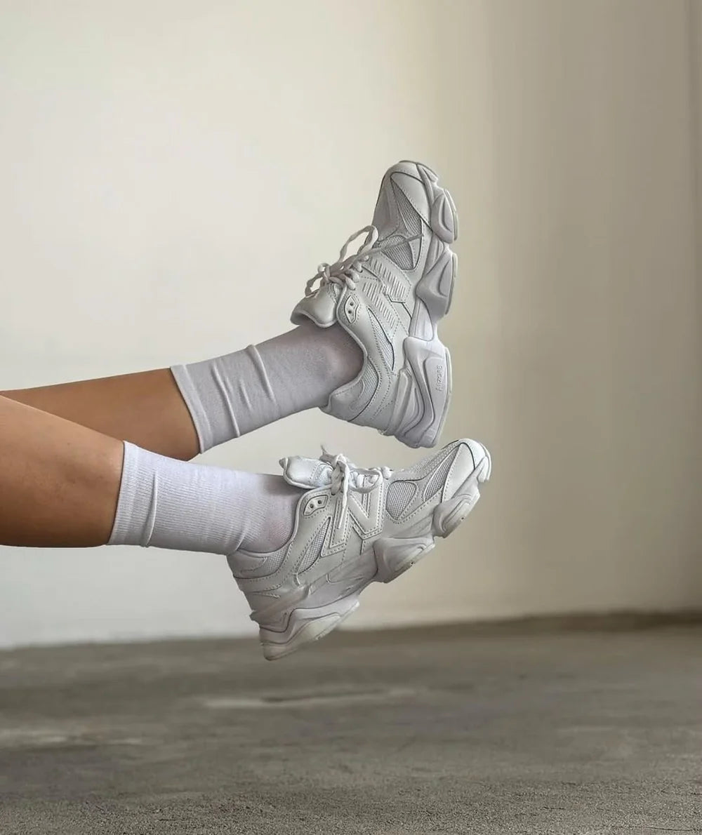 New Balance 9060 Triple White