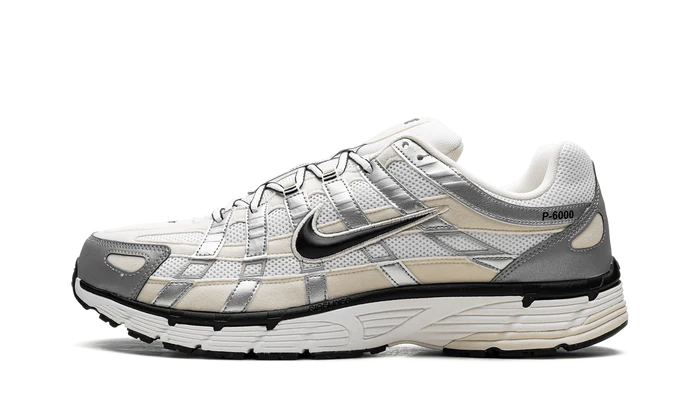 Nike P-6000 Coconut Milk Metallic Silver - dropsnkrs