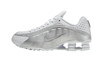 Nike Shox R4 White Metallic Silver