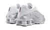 Nike Shox R4 White Metallic Silver dropsnkrs