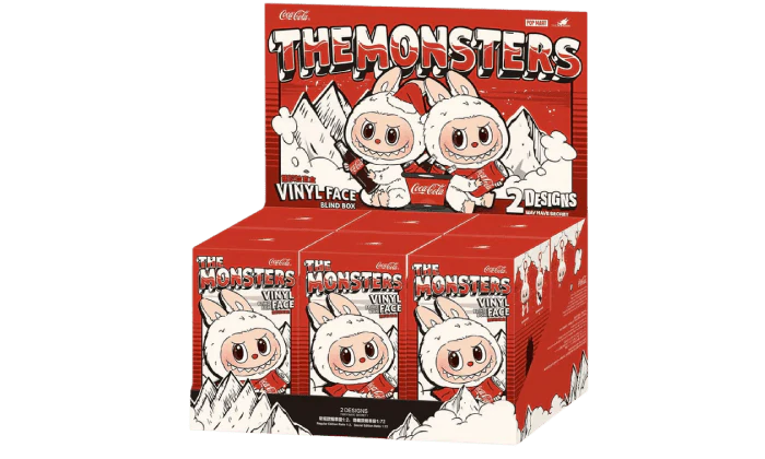 Étui en vinyle scellé Pop Mart Labubu The Monsters Coca Cola Series